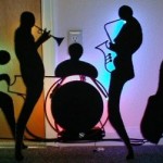 jazz band neon sign