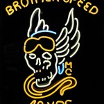 brother speed neon sign