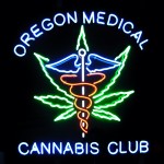 oregon medical cannabis club neon